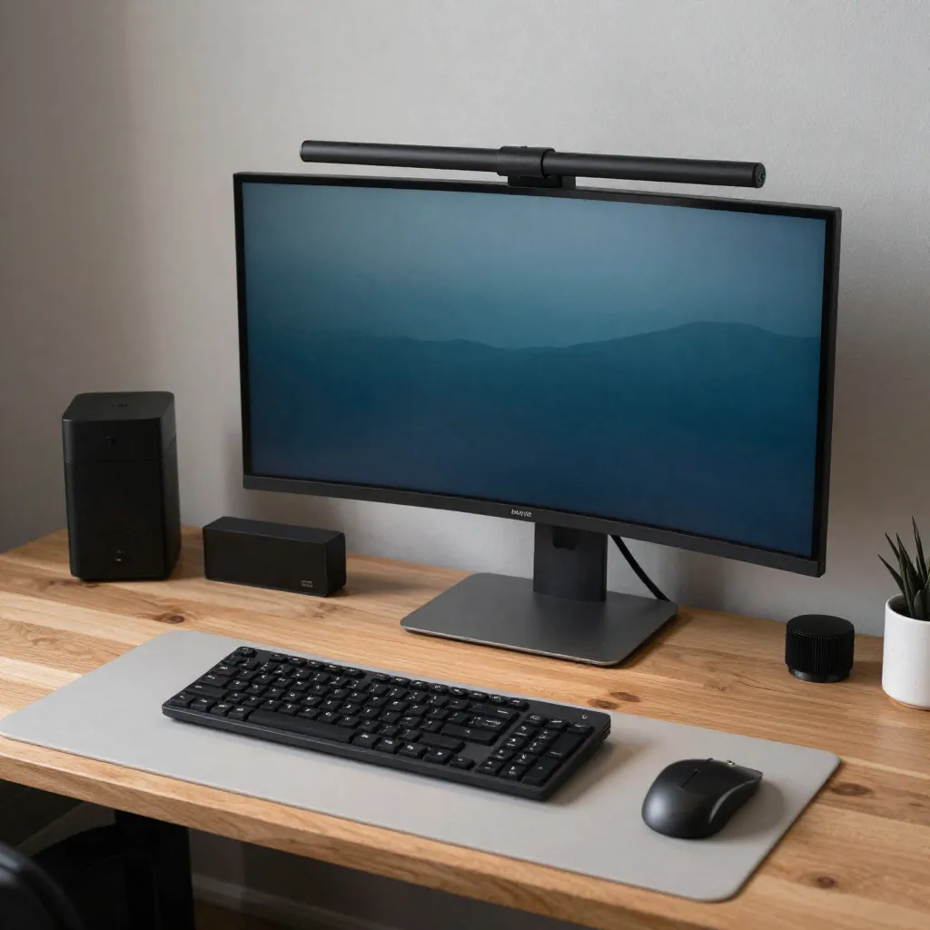 Natural workspace photography style