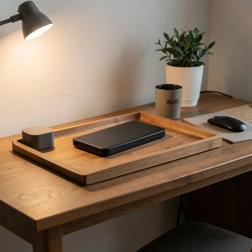 Candid workspace photography with natural style